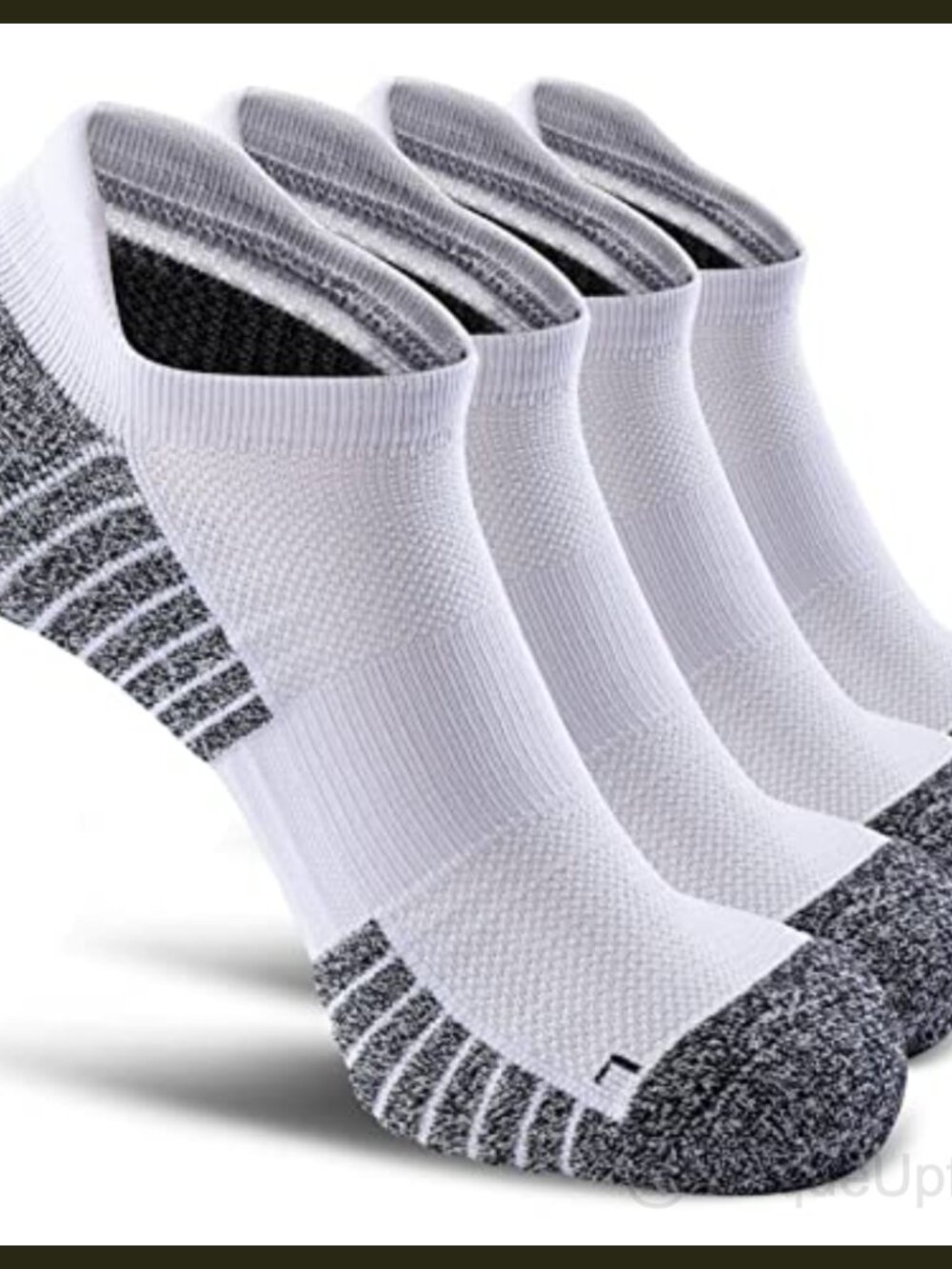 No Show Compression Socks 15-19 mmHg Arch Support Cushioned Athletic